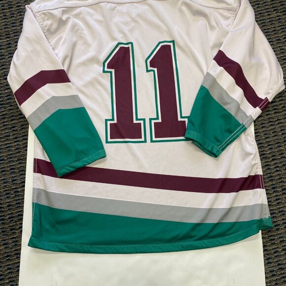 Anaheim Ducks Throwback Classics Reversible Hockey Jersey #11 Men's L - Picture 4 of 7